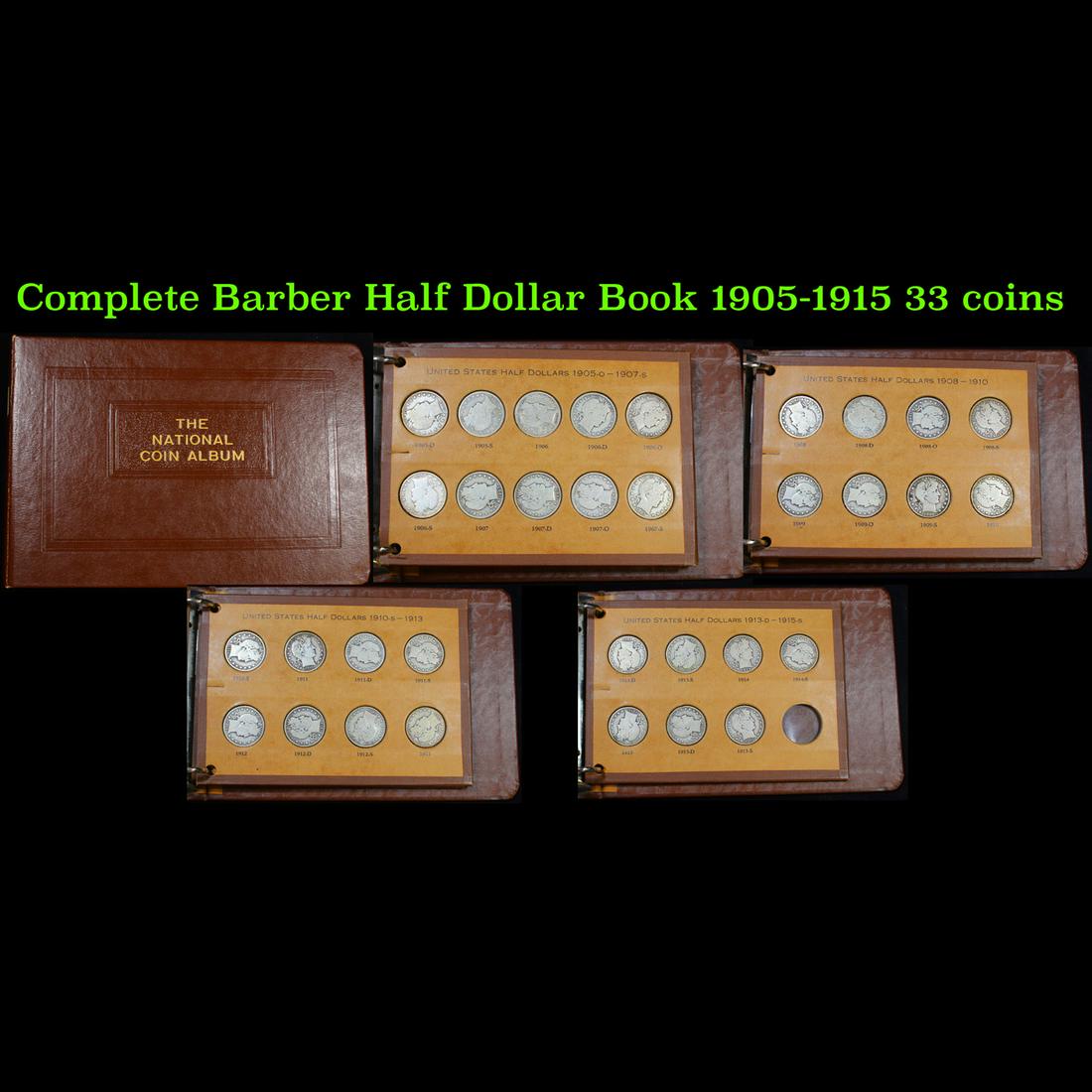 ***Auction Highlight*** Complete Barber Half Dollar (1 of 6)