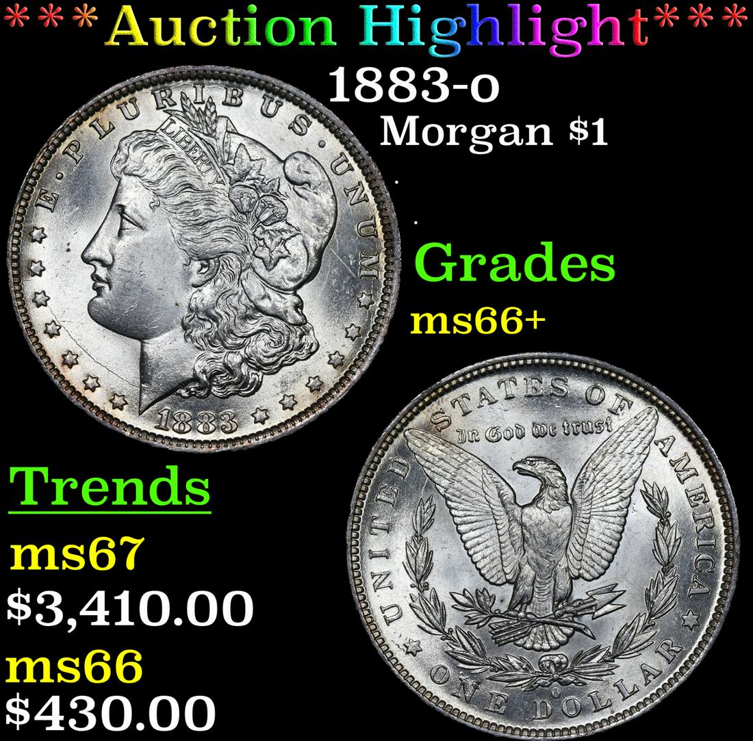 ***Auction Highlight*** 1883-o Morgan Dollar $1 Graded (1 of 5)
