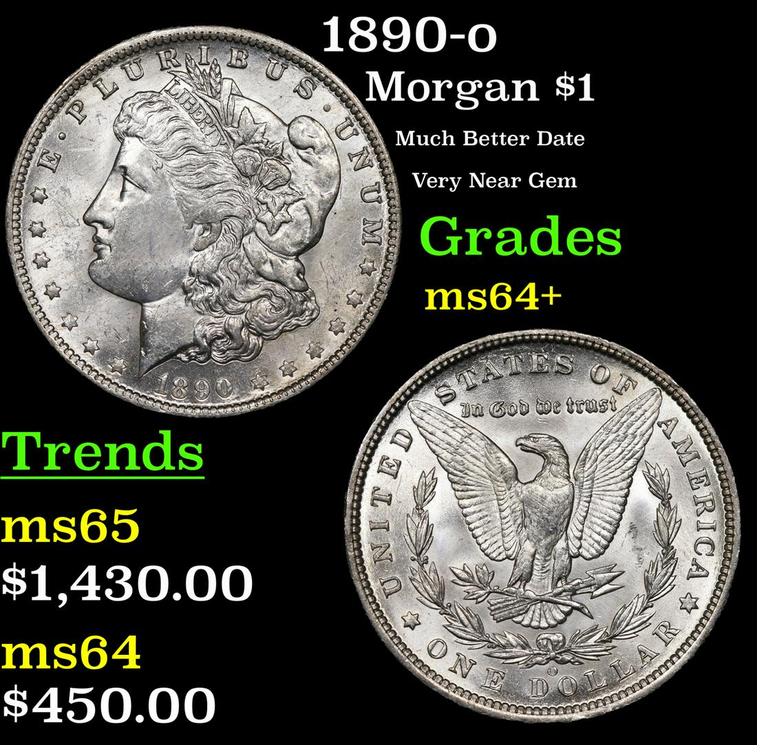 1890-o Morgan Dollar $1 grades Select+ UNC (1 of 3)