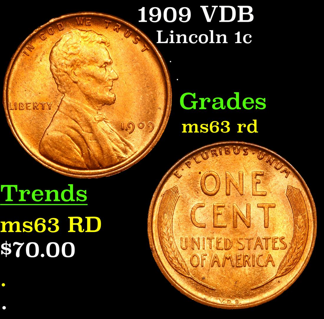 1909 VDB Lincoln 1c Grades Select Unc RD (1 of 3)