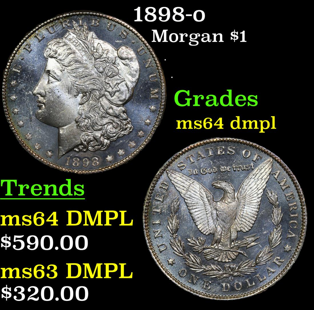 1898-o Morgan $1 Grades Choice Unc DMPL (1 of 7)