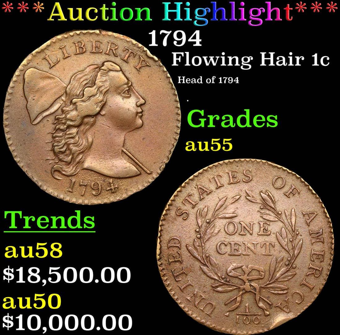 *Highlight* 1794 Flowing Hair 1c Graded au55 (1 of 5)