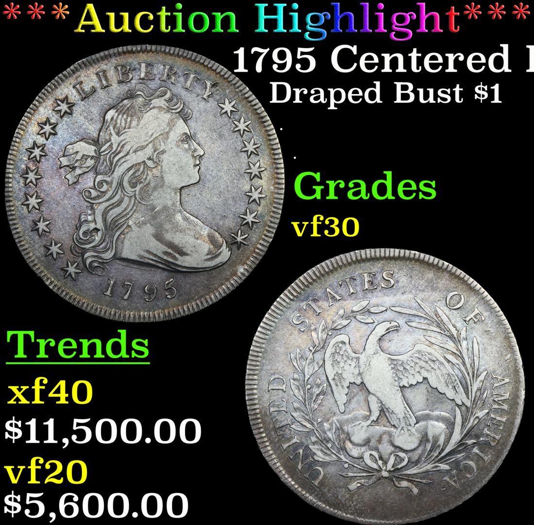 *Highlight* 1795 Centered Bust BB-52/B-15 Draped Bust (1 of 5)