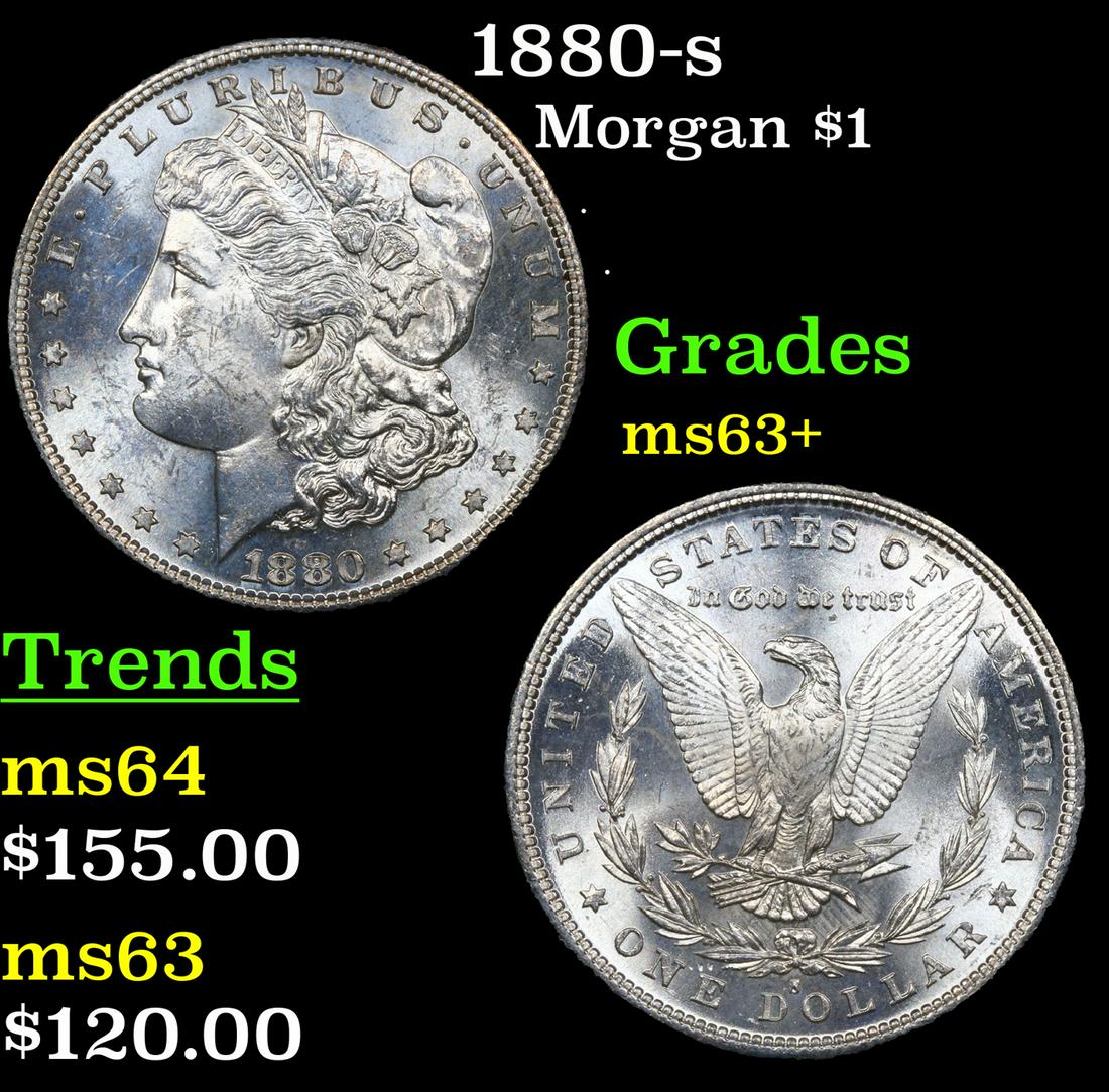1880-s Morgan $1 Grades Select+ Unc (1 of 3)
