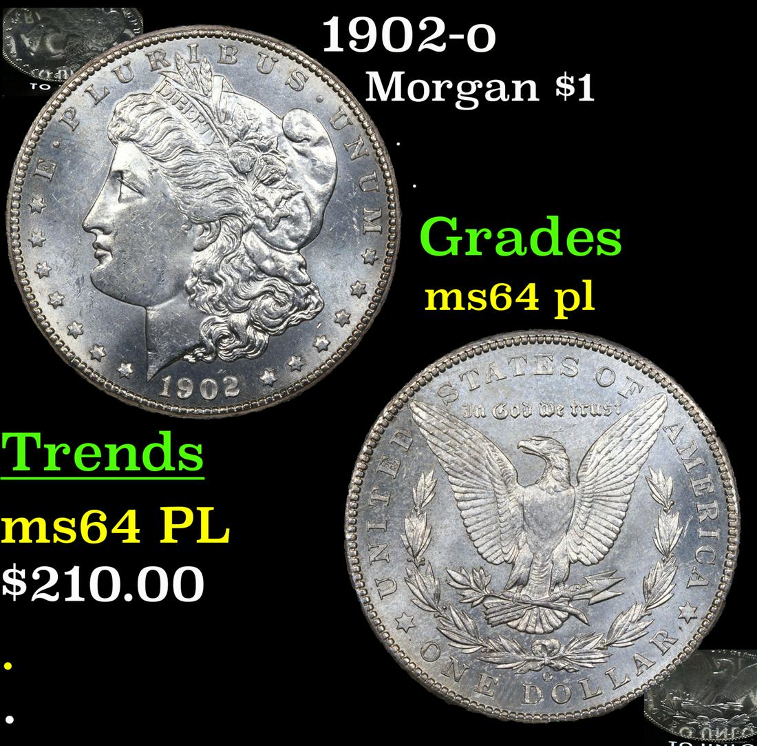 1902-o Morgan Dollar $1 Grades Choice Unc PL (1 of 5)