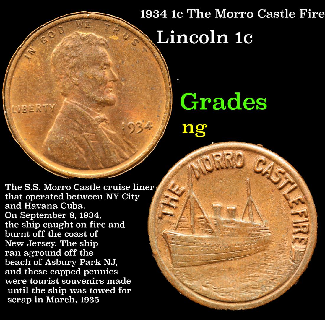 1934 1c The Morro Castle Fire Grades ng (1 of 3)