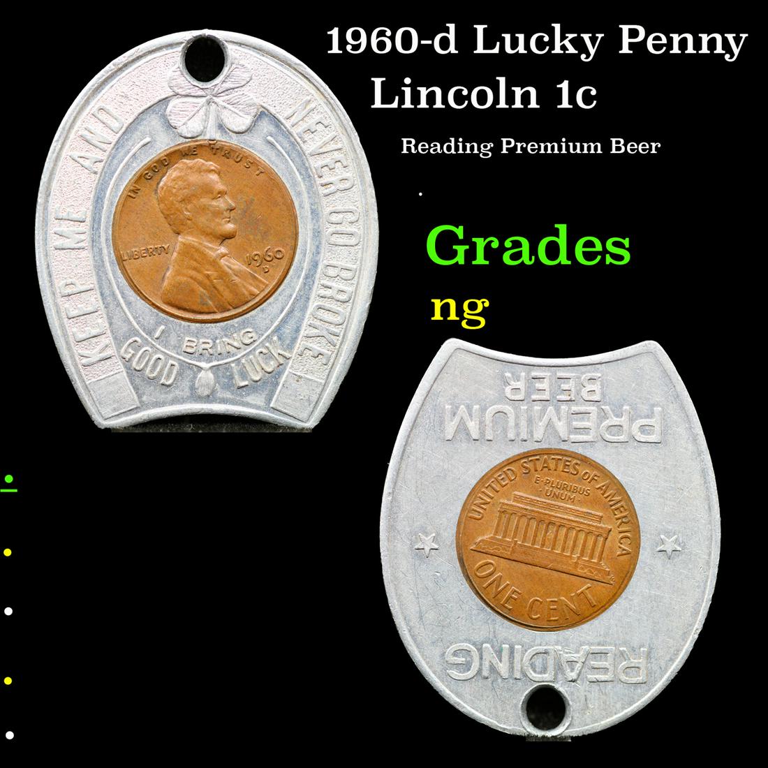 1960-d Lucky Penny Lincoln Cent 1c Grades ng: 1960-d Lucky Penny Lincoln Cent 1c Grades ng.