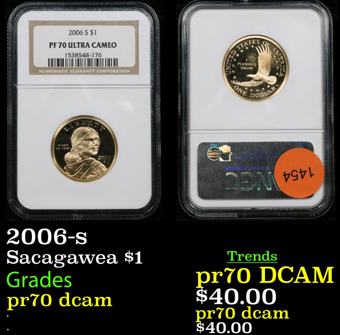 Proof NGC 2006-s Sacagawea Dollar $1 Graded pr70 dcam By NGC (1 of 3)
