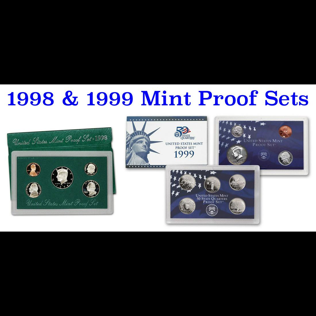 1998 & 1999 United States Mint Proof Sets (1 of 3)