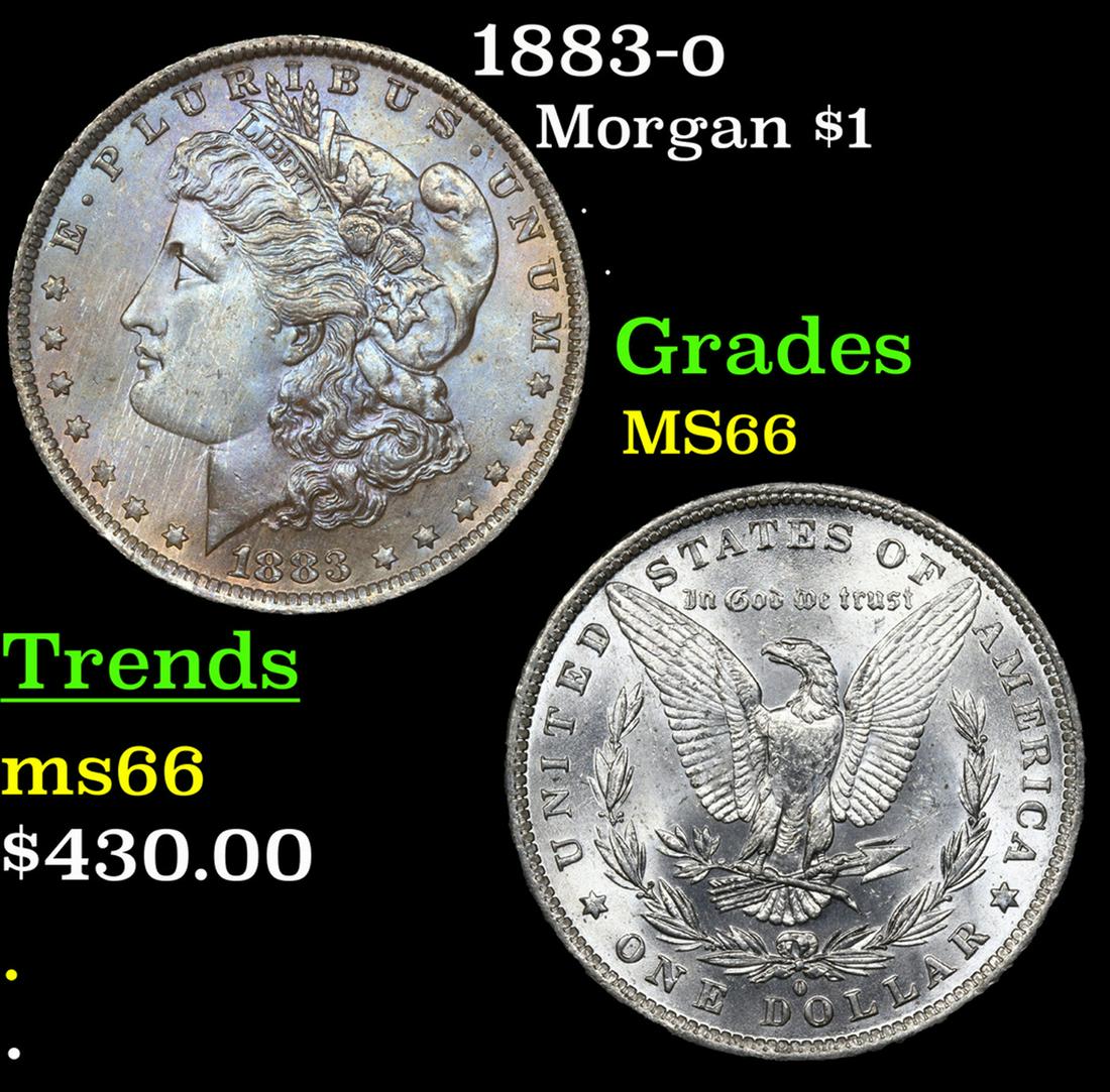 1883-o Morgan Dollar $1 Grades GEM+ Unc (1 of 3)