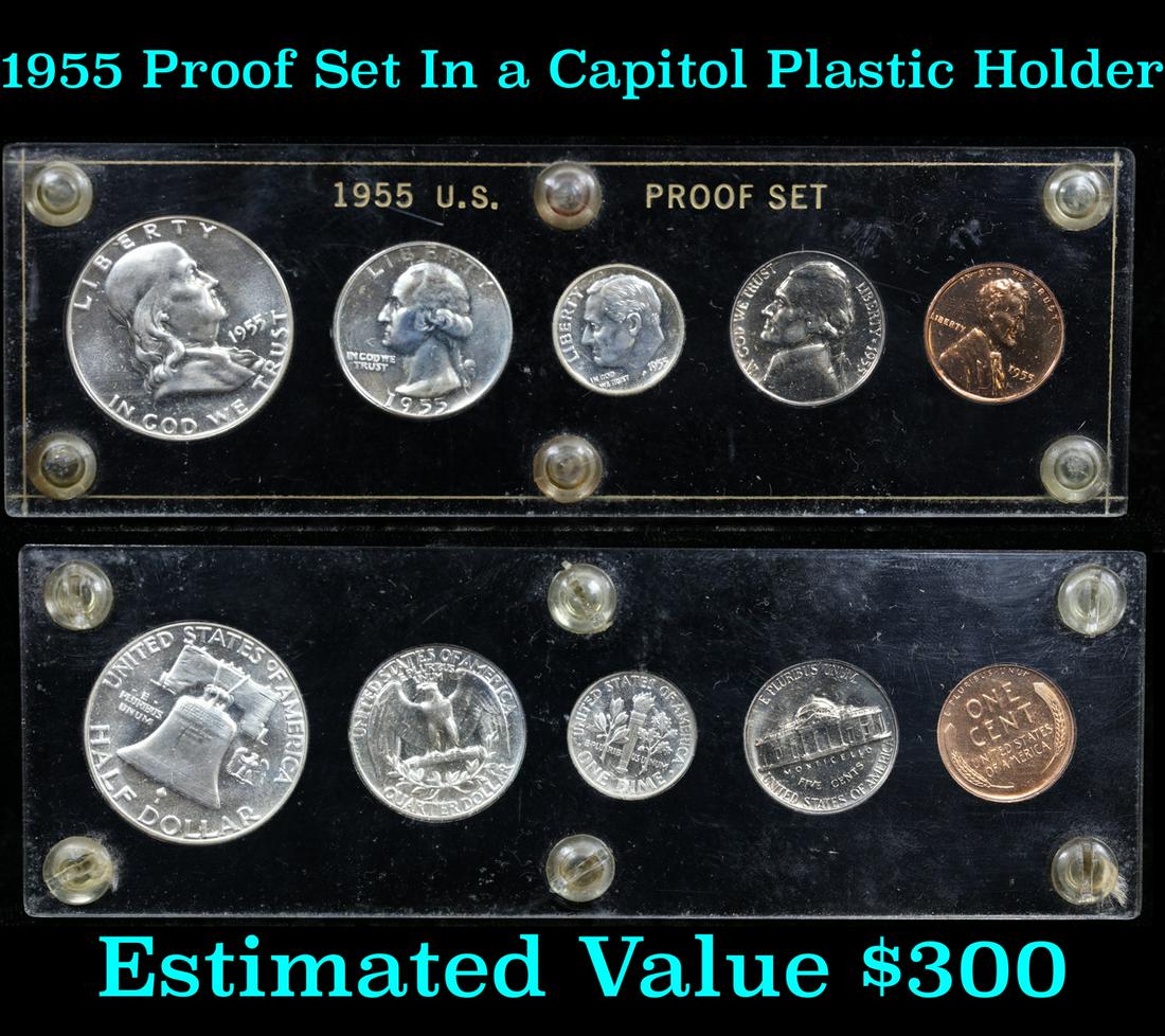 1955 Proof Set In a Capitol Plastic Holder (1 of 3)