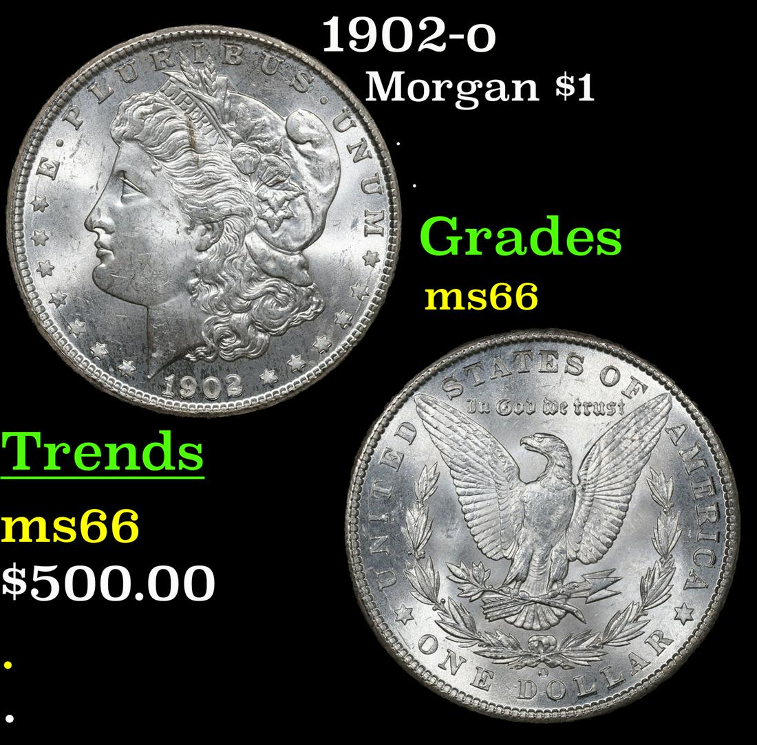 1902-o Morgan Dollar $1 Graded ms66 By SEGS (1 of 5)