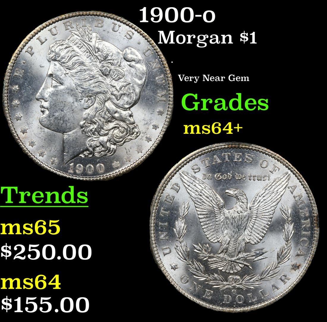 1900-o Morgan Dollar $1 Grades Choice+ Unc (1 of 3)