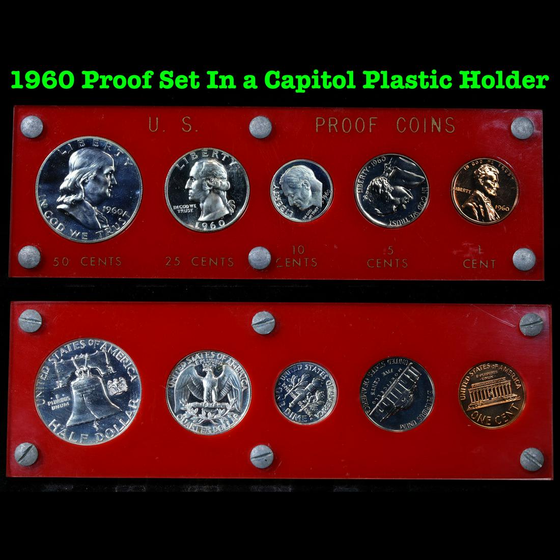 1960 Proof Set In a Capitol Plastic Holder (1 of 3)