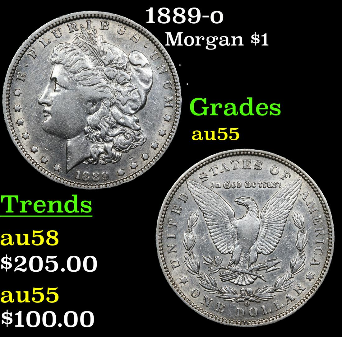1889-o Morgan Dollar $1 Grades Choice AU (1 of 3)