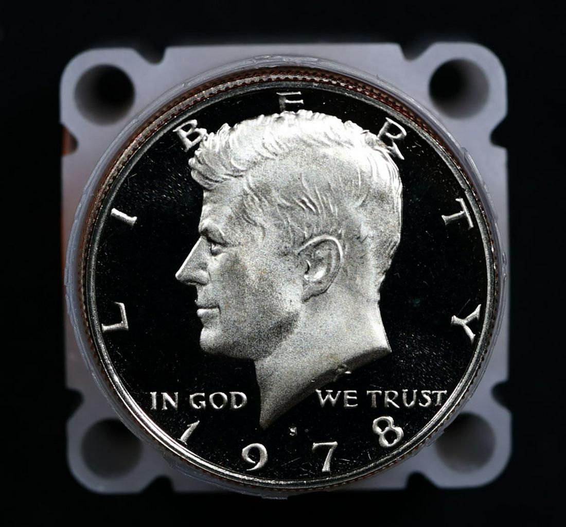 Full roll of Proof 1978-s Clad Kennedy 50c, 20 Coins total Kennedy Half Dollar 50c (1 of 3)