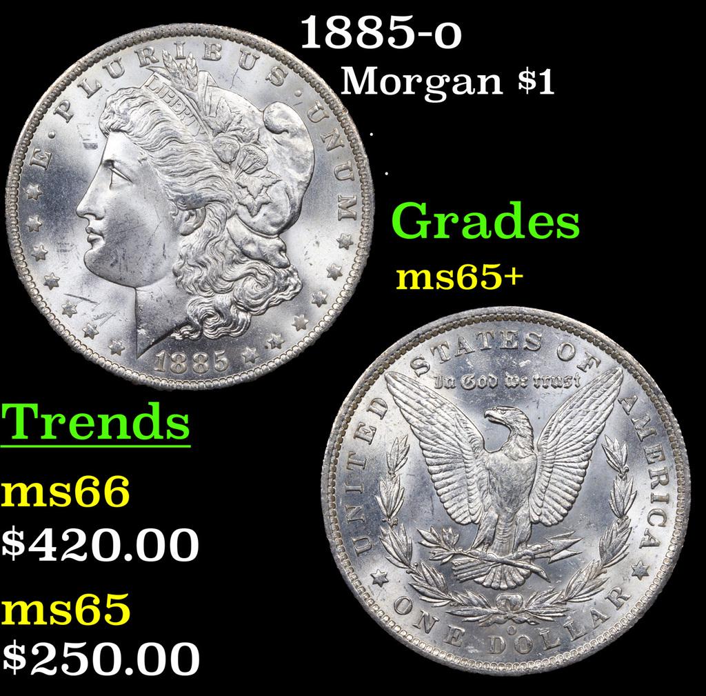 1885-o Morgan Dollar $1 Grades GEM+ Unc (1 of 3)