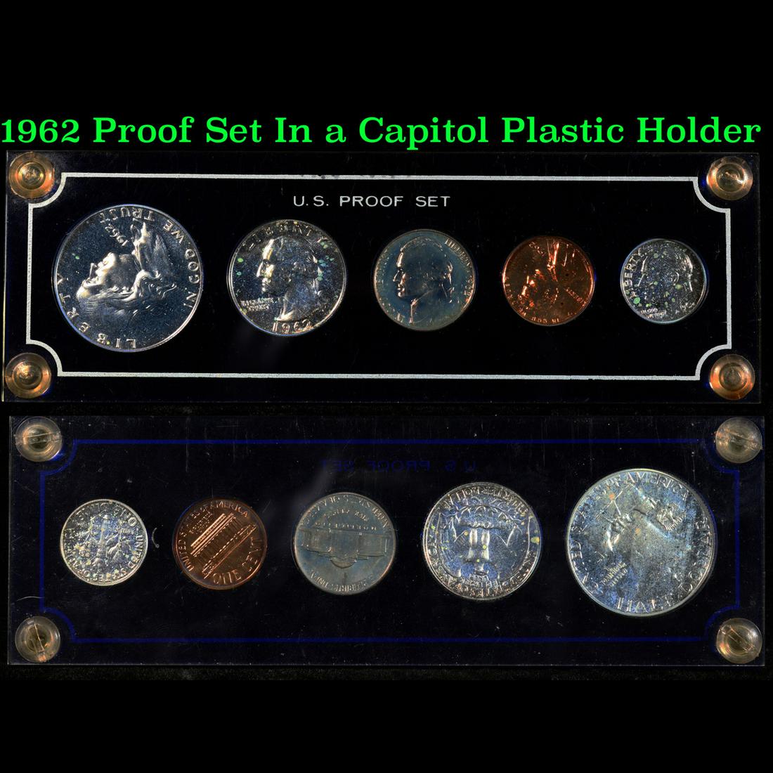 1962 Proof Set In a Capitol Plastic Holder (1 of 3)