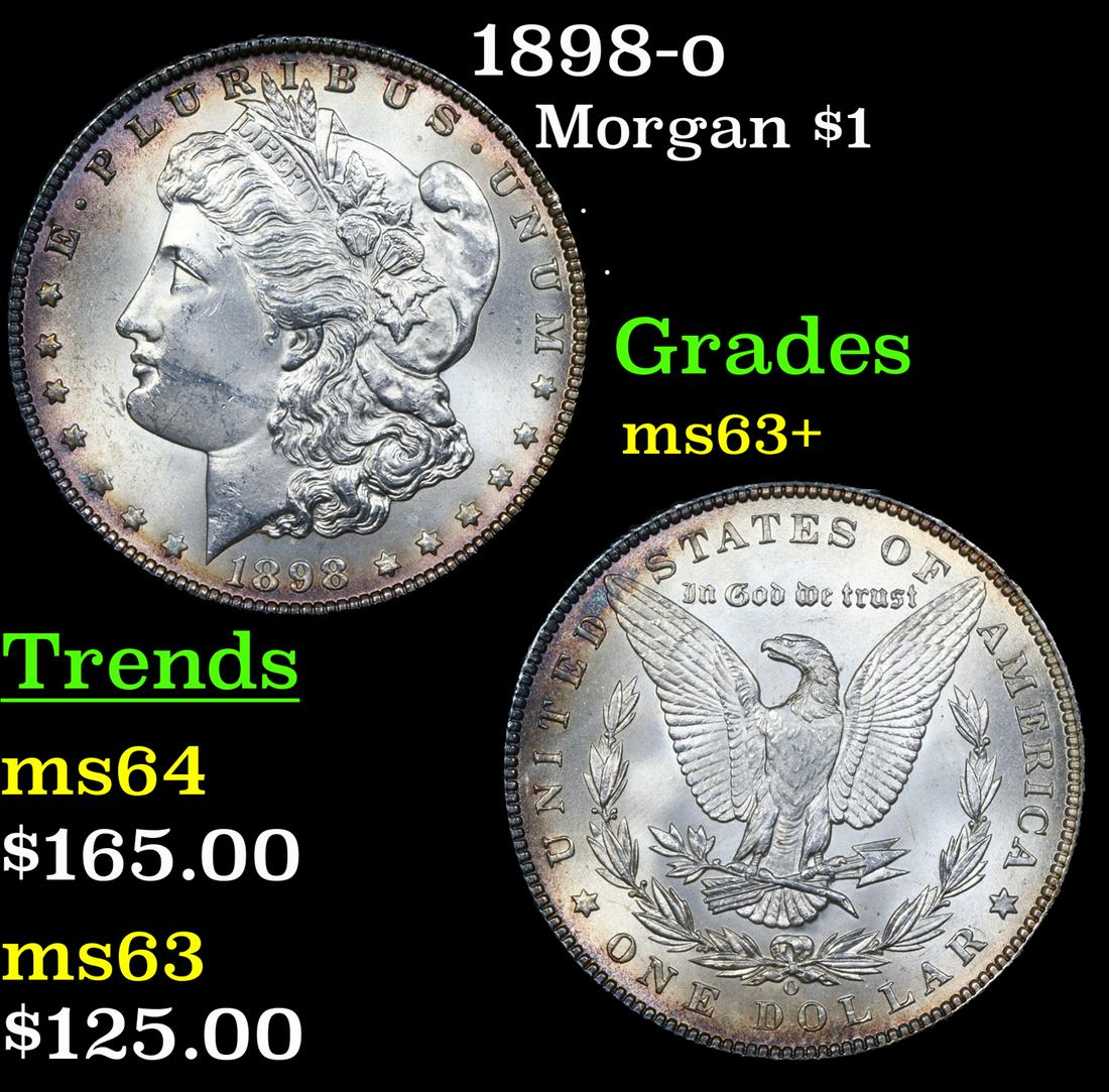 1898-o Morgan Dollar $1 Grades Select+ Unc (1 of 3)