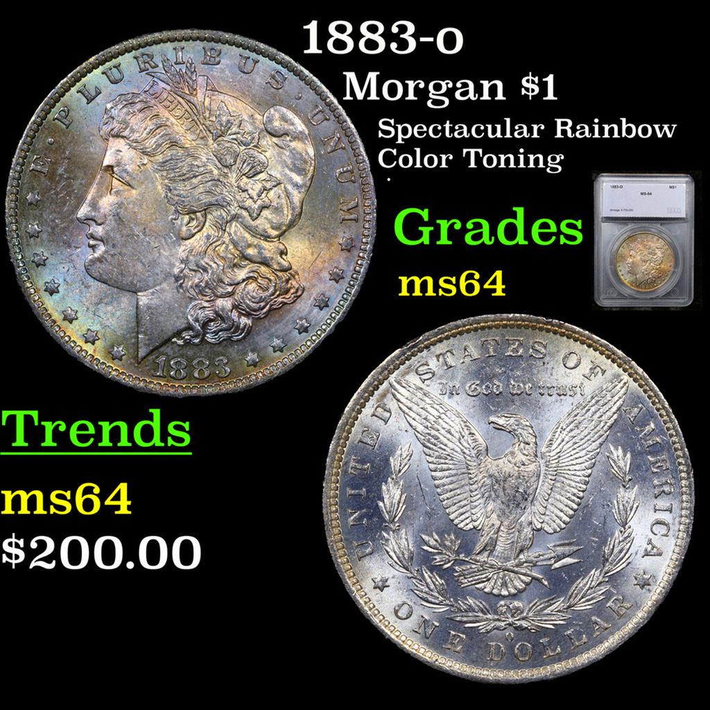 1883-o Morgan Dollar 1 Graded ms64 By SEGS (1 of 5)