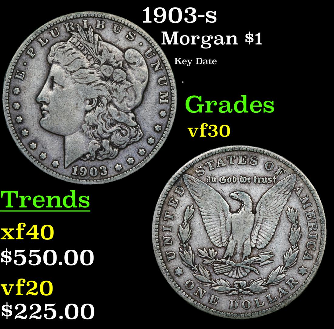 1903-s Morgan Dollar $1 Grades vf++ (1 of 3)