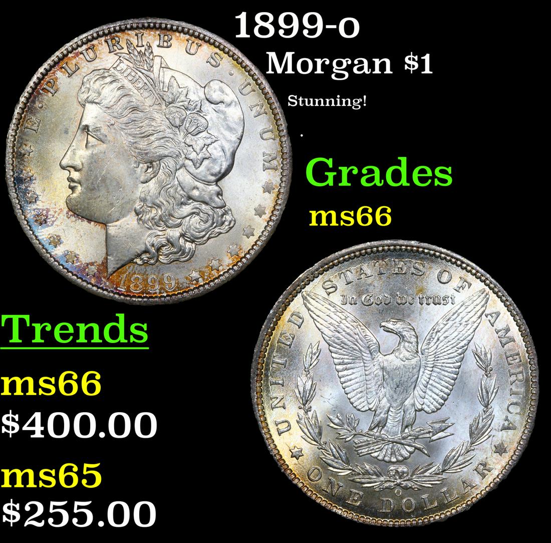1899-o Morgan Dollar $1 Grades GEM+ Unc (1 of 3)