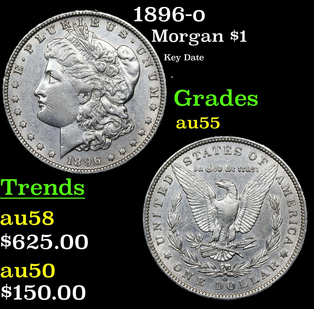 1896-o Morgan Dollar $1 Grades Choice AU (1 of 3)