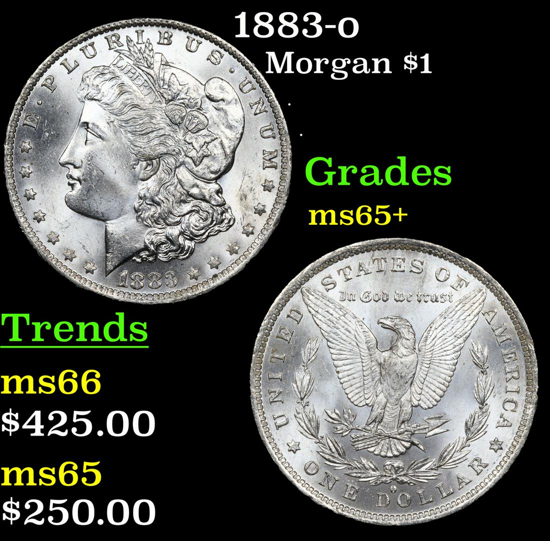 1883-o Morgan Dollar $1 Grades GEM+ Unc (1 of 3)