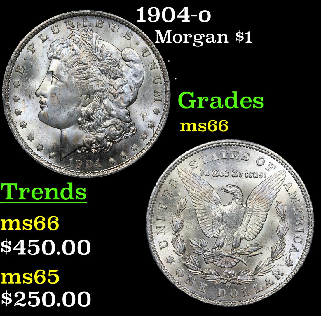 1904-o Morgan Dollar $1 Graded ms66 By SEGS (1 of 5)