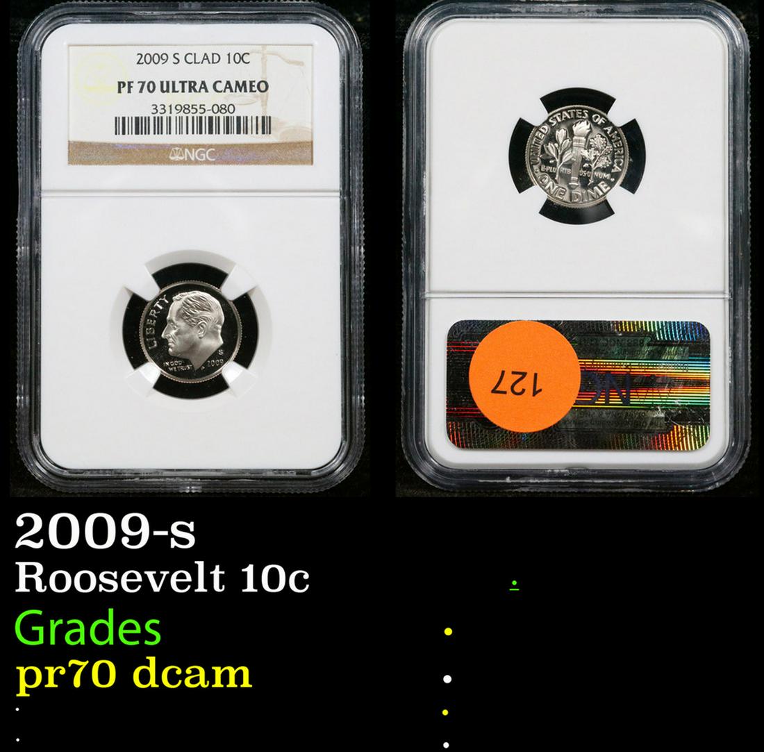 Proof NGC 2009-s Roosevelt Dime 10c Graded pr70 dcam By NGC (1 of 3)