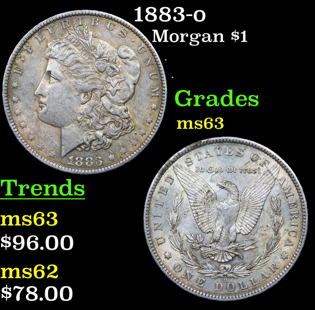 1883-o Morgan Dollar $1 Grades Select Unc (1 of 3)