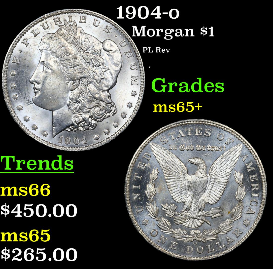 1904-o Morgan Dollar $1 Grades GEM+ Unc (1 of 3)