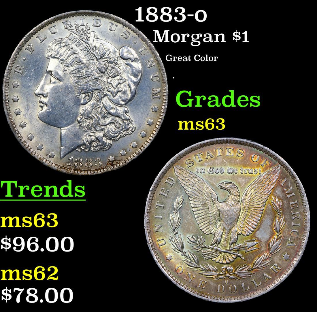 1883-o Morgan Dollar $1 Grades Select Unc (1 of 3)