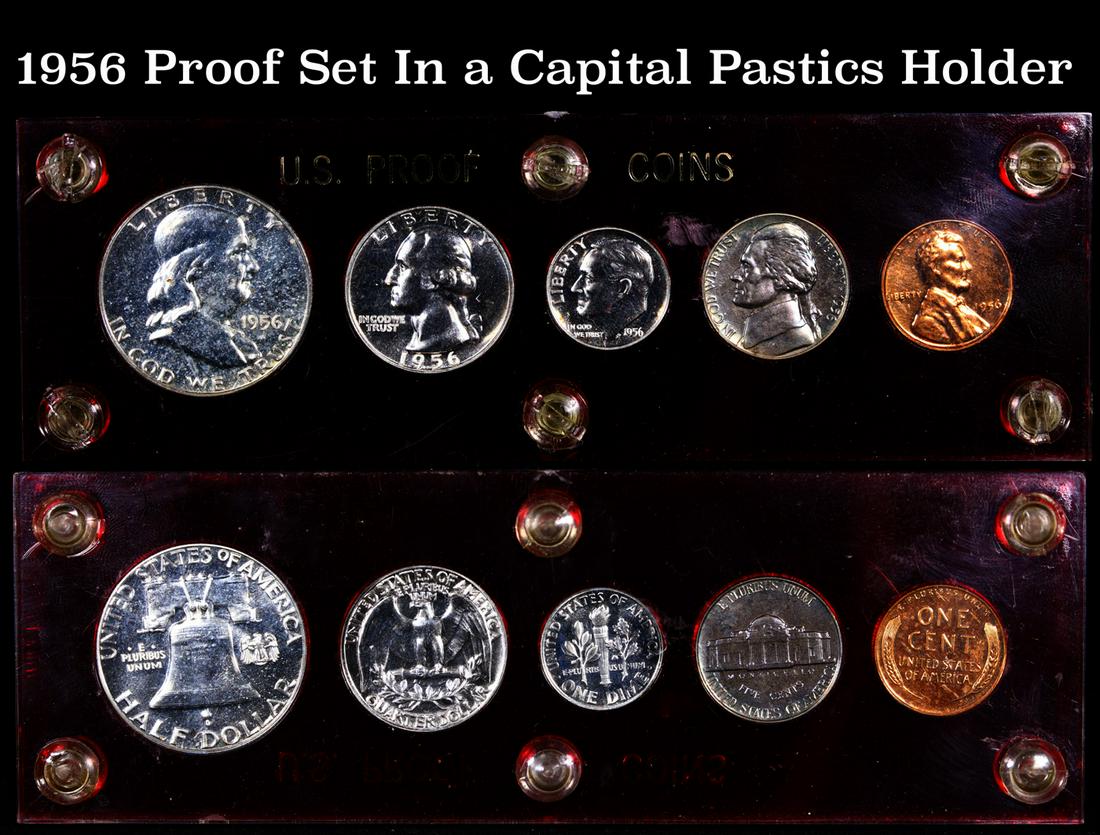 1956 Proof Set In a capital plastic Holder. (1 of 3)