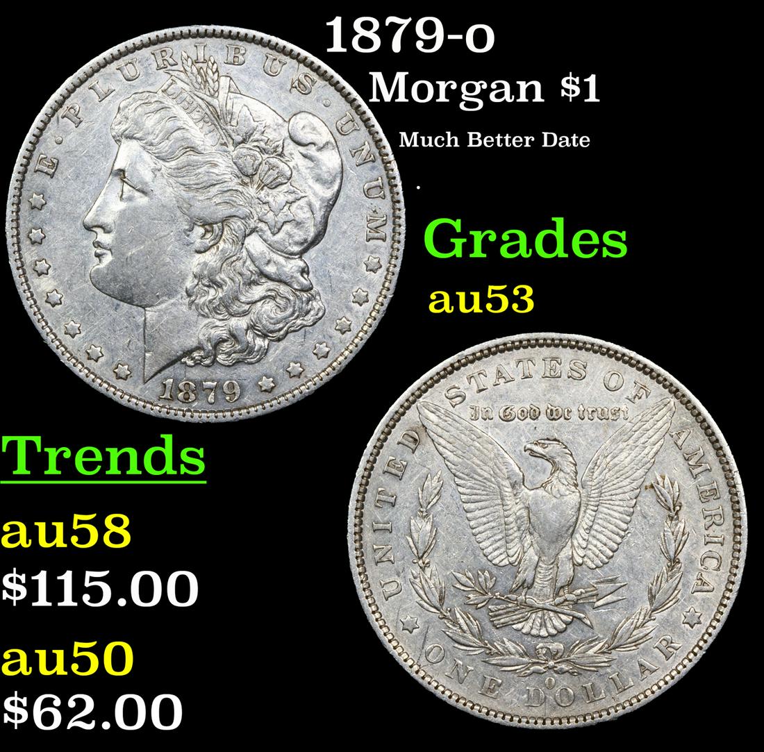 1879-o Morgan Dollar $1 Grades Select AU (1 of 3)