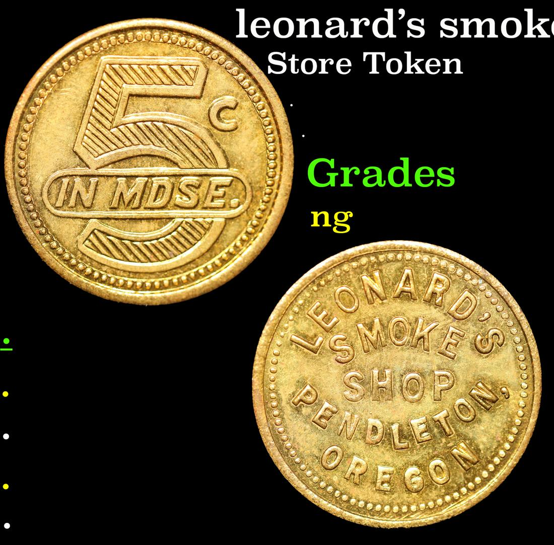 leonard's smoke shop pendleton oregon 5c In Merchandise Grades NG (1 of 3)