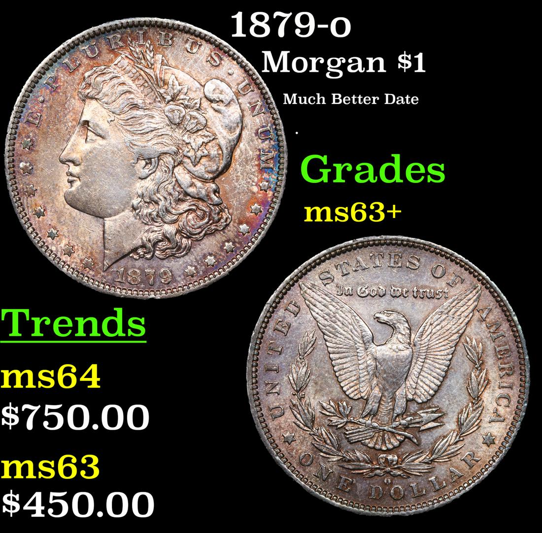 1879-o Morgan Dollar $1 Grades Select+ Unc (1 of 3)