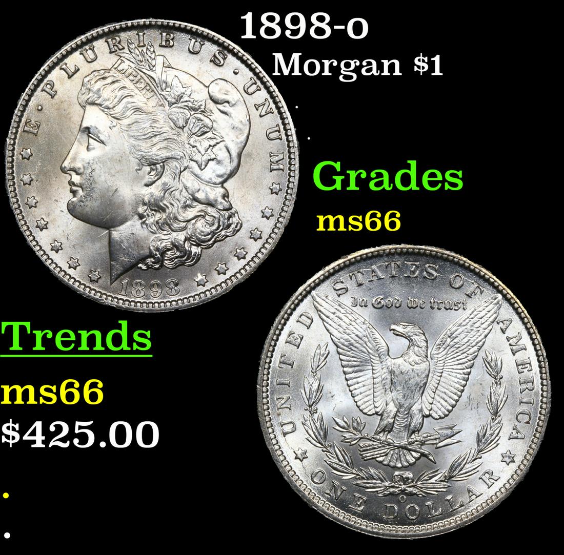 1898-o Morgan Dollar $1 Grades GEM+ Unc (1 of 3)