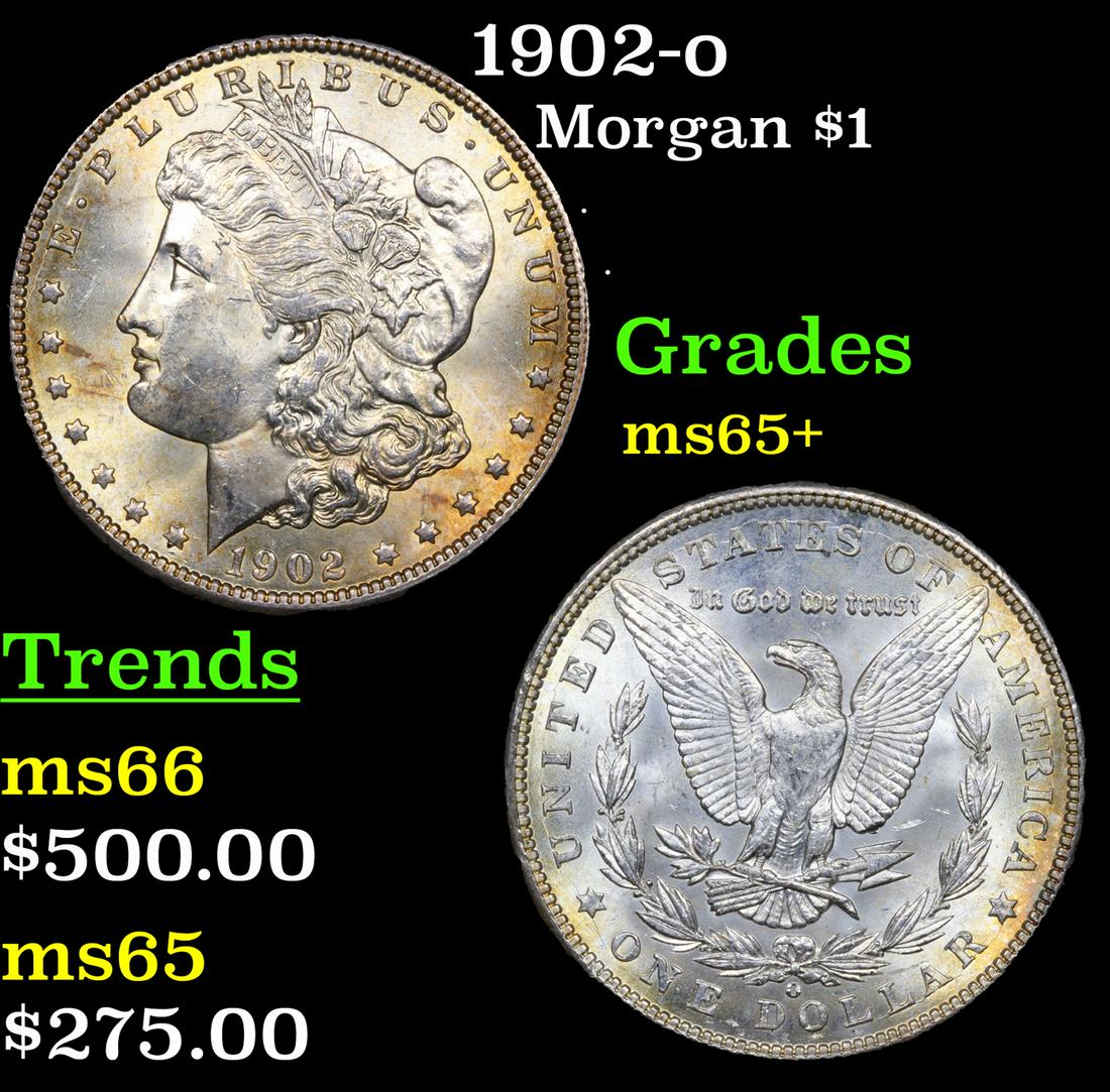 1902-o Morgan Dollar $1 Grades GEM+ Unc (1 of 3)