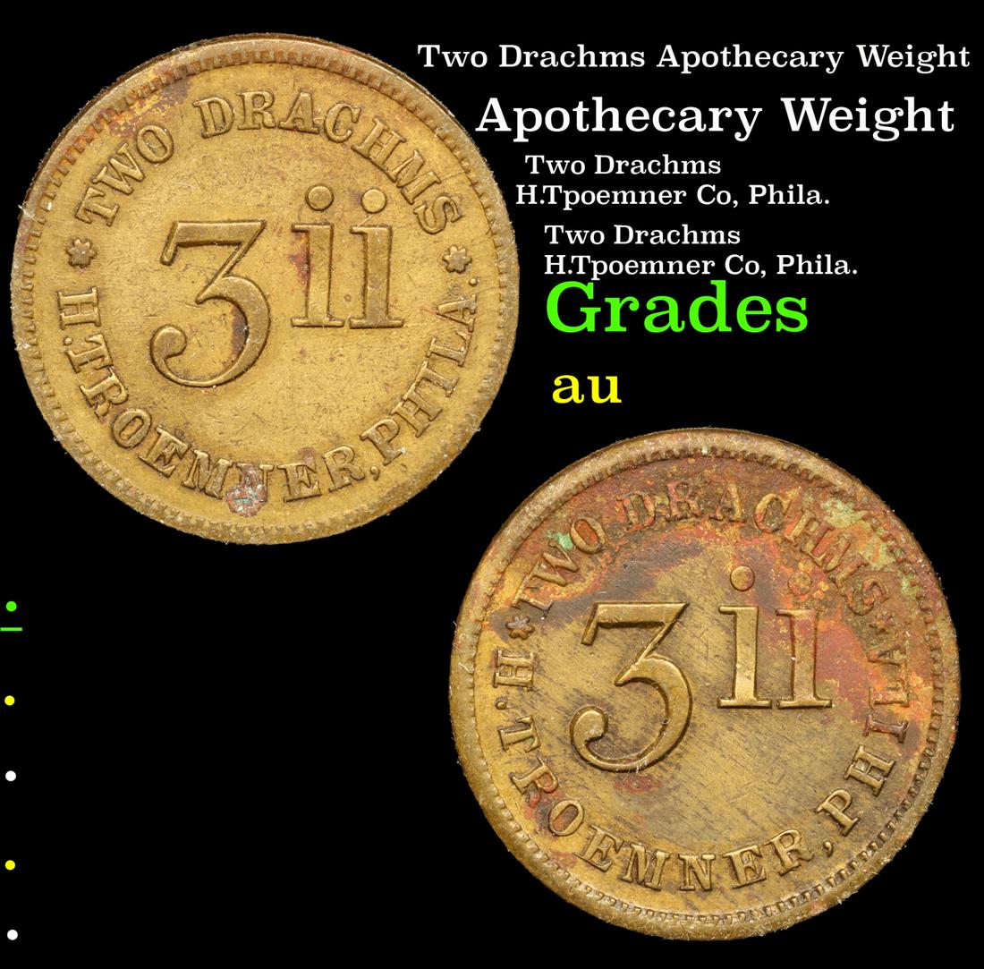 Two Drachms Apothecary Weight Grades NG (1 of 3)