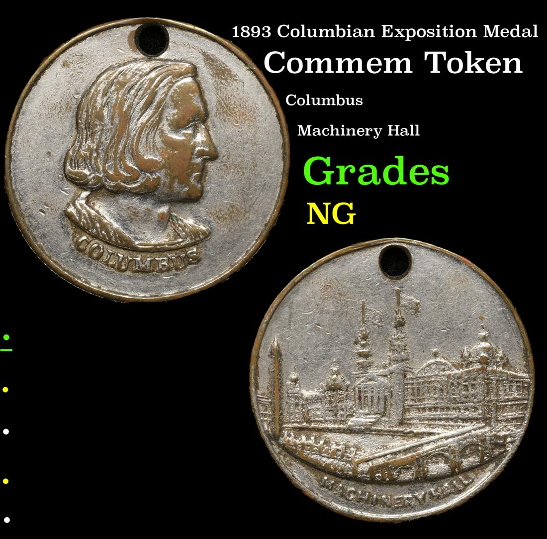 1893 Columbian Exposition Meda Grades NG (1 of 3)