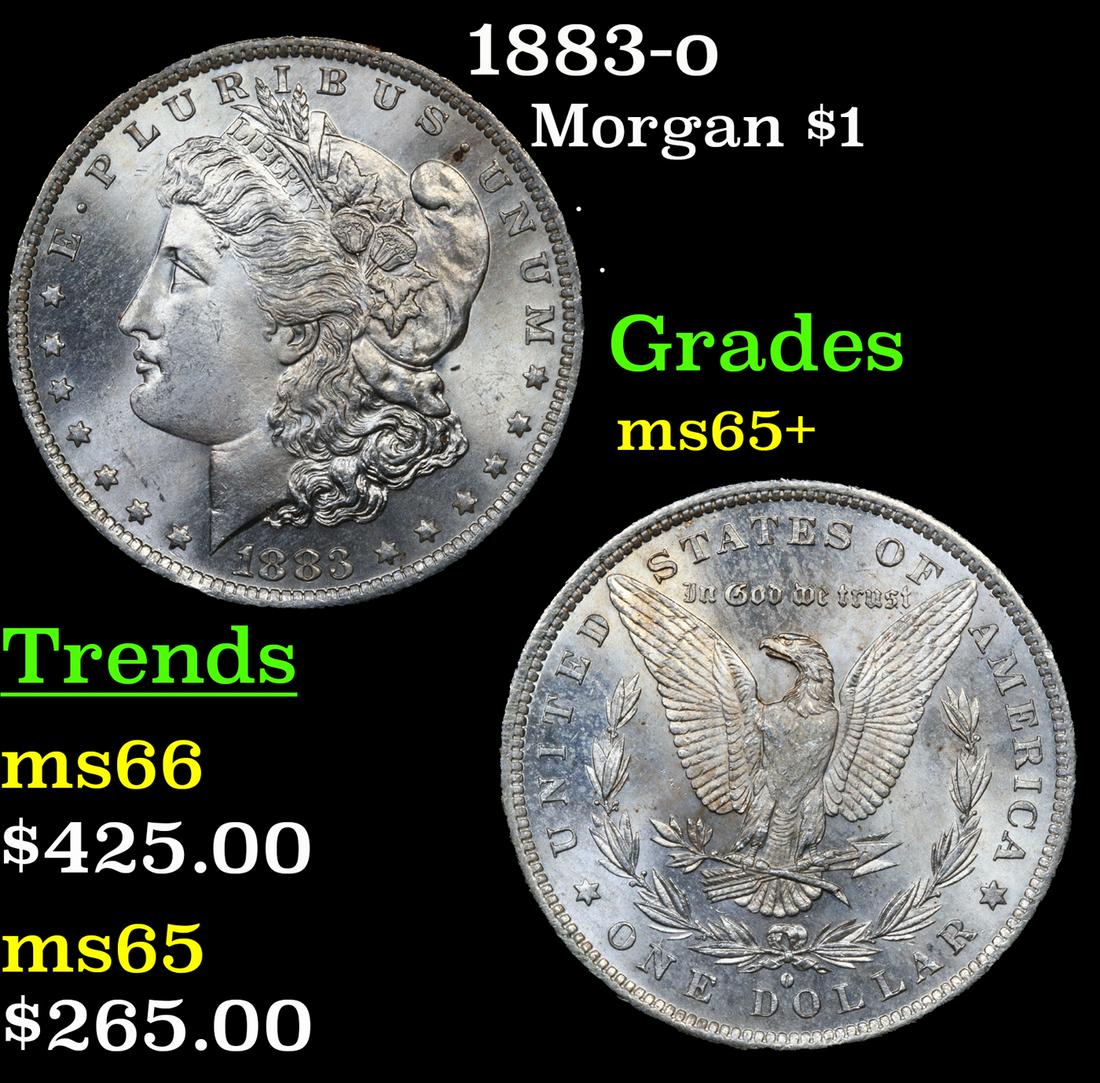 1883-o Morgan Dollar $1 Grades GEM+ Unc (1 of 3)