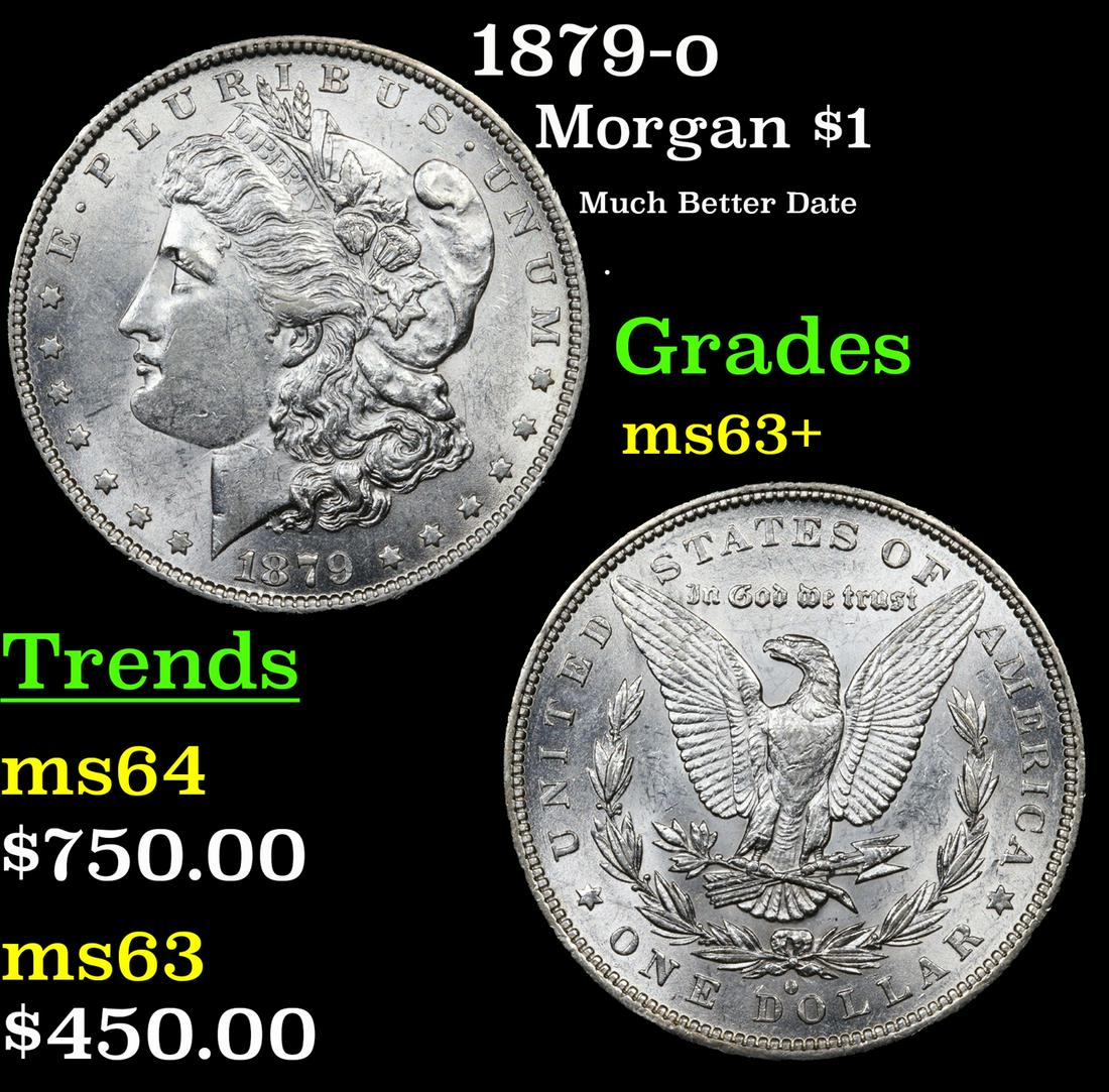 1879-o Morgan Dollar $1 Grades Select+ Unc (1 of 3)