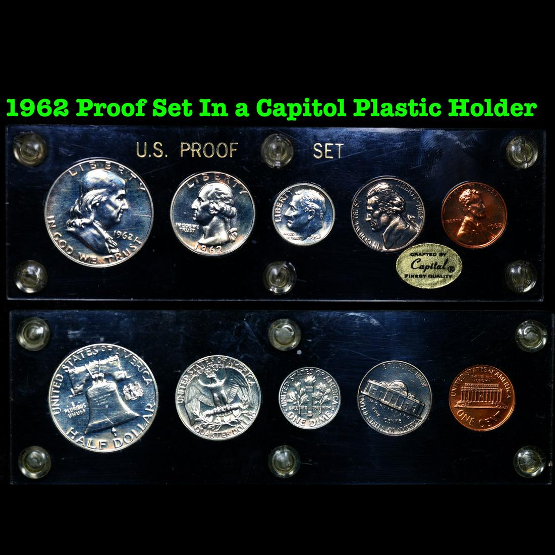1962 Proof Set In a Capitol Plastic Holder (1 of 3)
