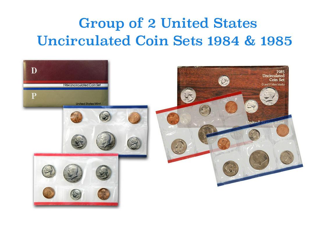 1984 & 1985 United States Mint Set in Original Government Packaging (1 of 3)