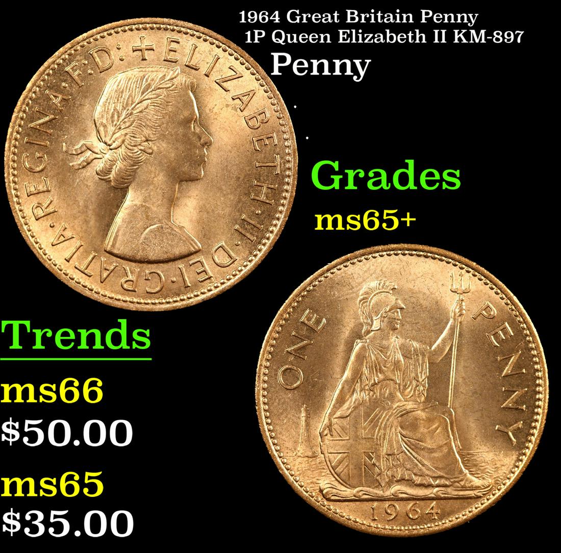 1964 Great Britain Penny 1P Queen Elizabeth II KM-897 Grades GEM+ Unc: 1964 Great Britain Penny 1P Queen Elizabeth II KM-897 Grades GEM+ Unc. The Chinese were never happy with the way things were in Vietnam, and from time to time would invade to try to make the country m