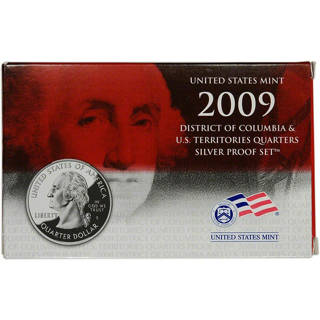 2009 D.C. and U.S. Territories Quarters Silver Proof Set - 6 pc (1 of 1)