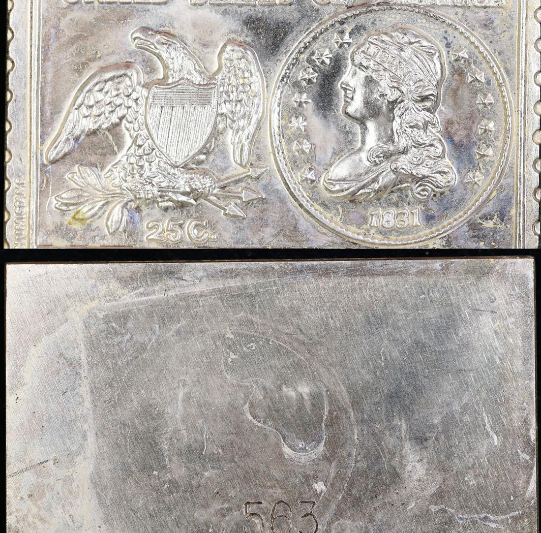 1974 Replica of 1831 Capped Bust 25c Mort Reed United States Numistamps Series. #563 (1 of 3)