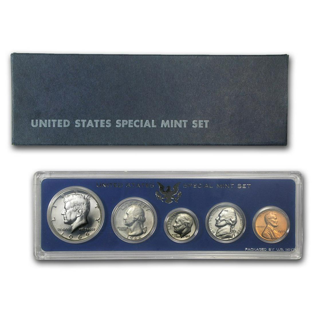 1966 United States Special Mint Set in Original Government Packaging With 40% Silver Kennedy! 5 (1 of 1)