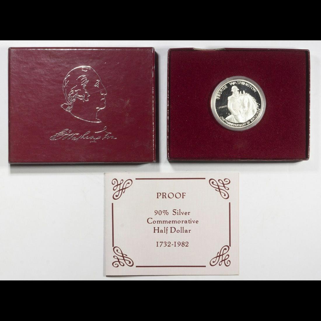 1982-s Washington 50c Commemorative in Original Packaging Modern Commem Half Dollar 50c Grades ng (1 of 1)